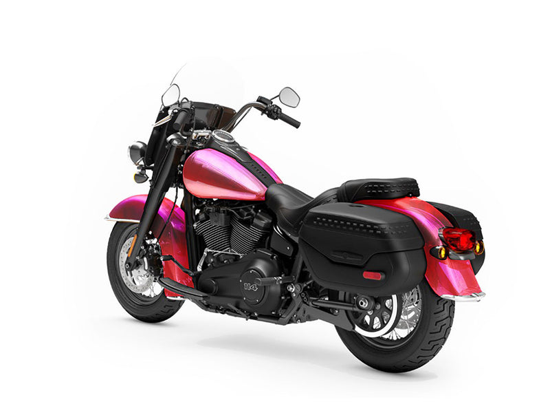 Rwraps Holographic Chrome Red Neochrome Motorcycle Vinyl Wraps