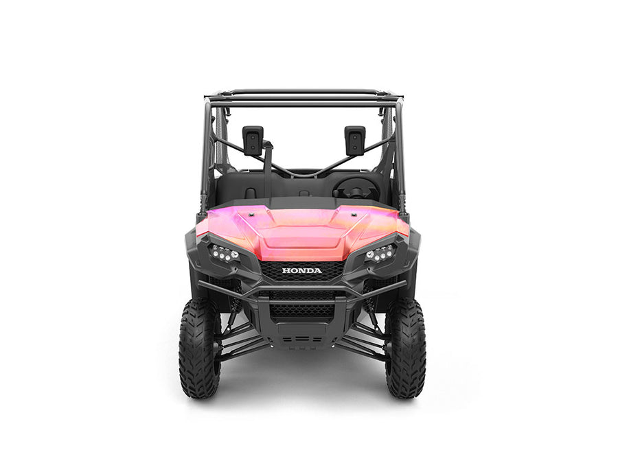 Rwraps Holographic Chrome Red Neochrome DIY UTV Wraps