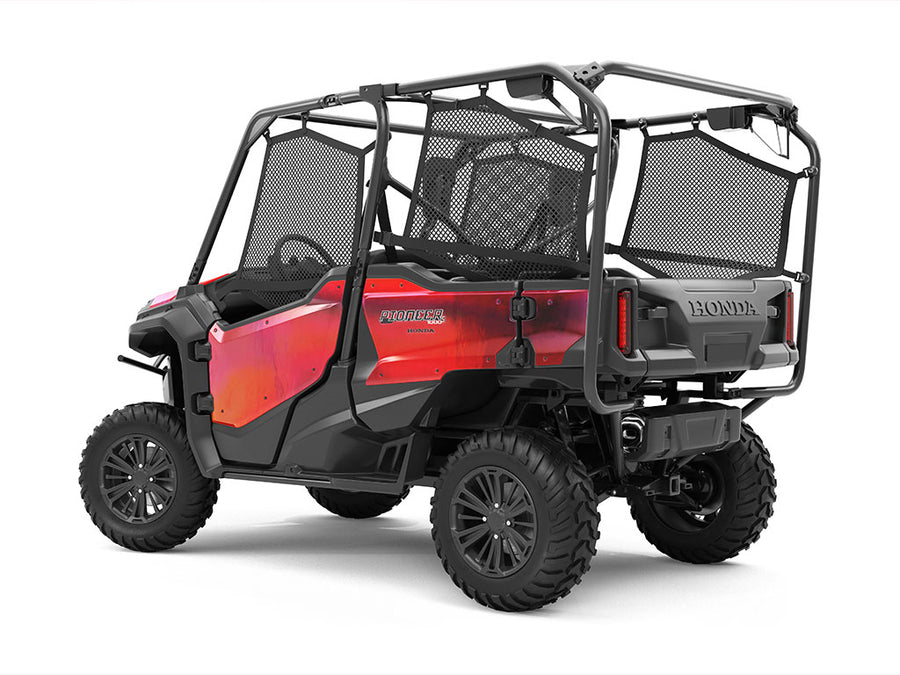 Rwraps Holographic Chrome Red Neochrome UTV Vinyl Wraps