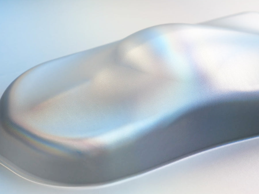 Rwraps Holographic Silver Neochrome Vinyl Film~Rwraps Holographic Silver Neochrome Vehicle Wrap~1