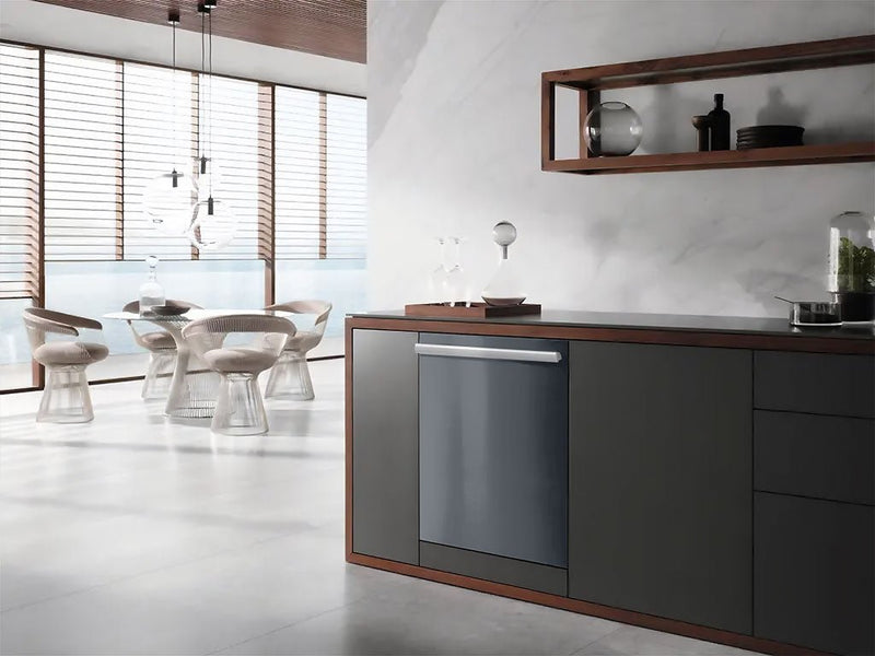 Rwraps™ Hyper Gloss Gray Wrapped Dishwasher Example