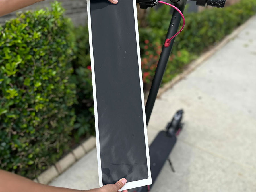 Rwraps Hyper Gloss Gray DIY Electric Scooter Wraps