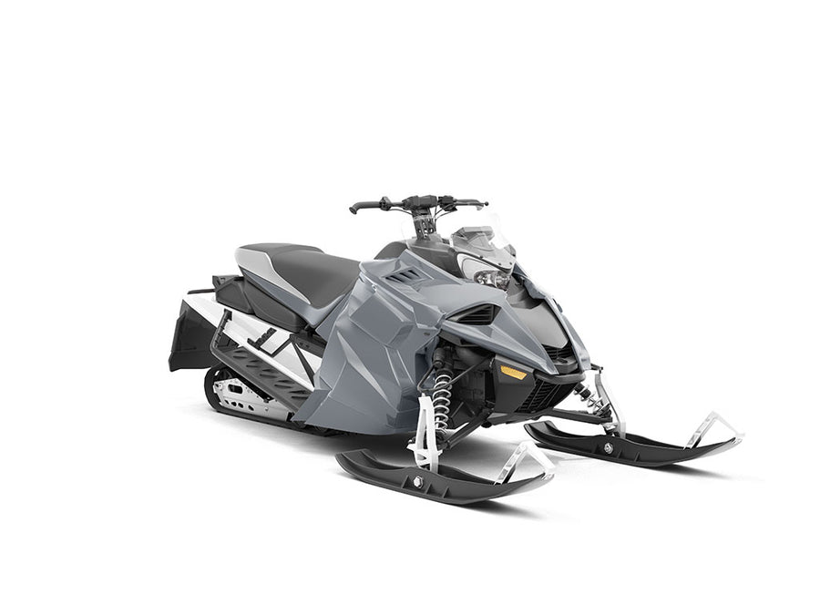 Rwraps™ Hyper Gloss Gray Vinyl Snowmobile Wrap