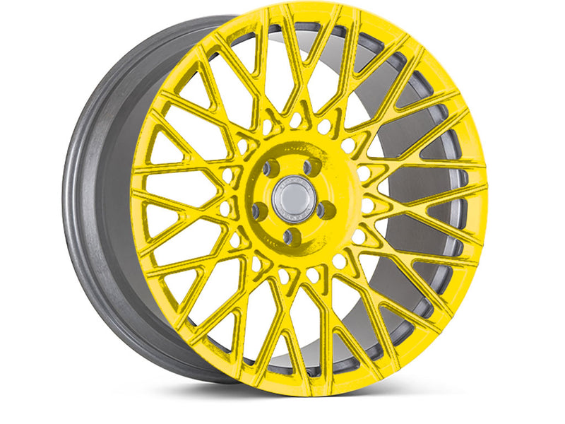 Rwraps™ Hyper Gloss Yellow Vinyl Rim Wrap