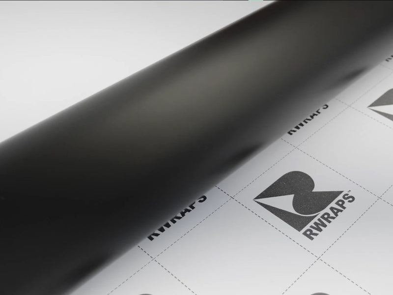 Rwraps Matte Black Vinyl Film