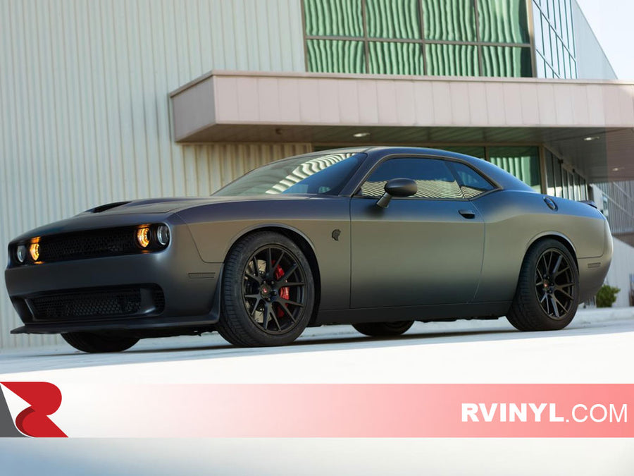 Rwraps Matte Black Flat Finish Vehicle Wrap