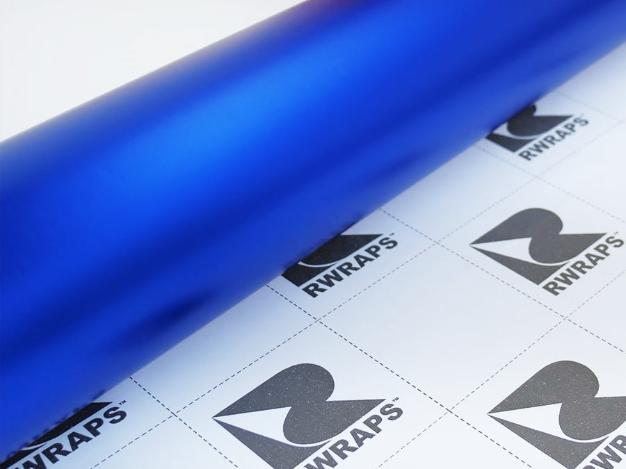 Rwraps Matte Chrome Blue Film~Rwraps Matte Chrome Blue Vinyl Roll~1