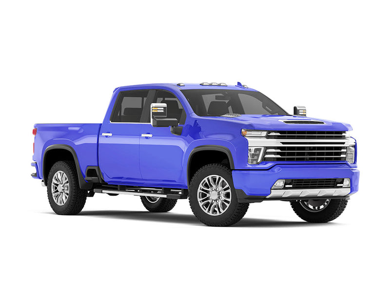Rwraps Matte Chrome Blue Truck Wraps