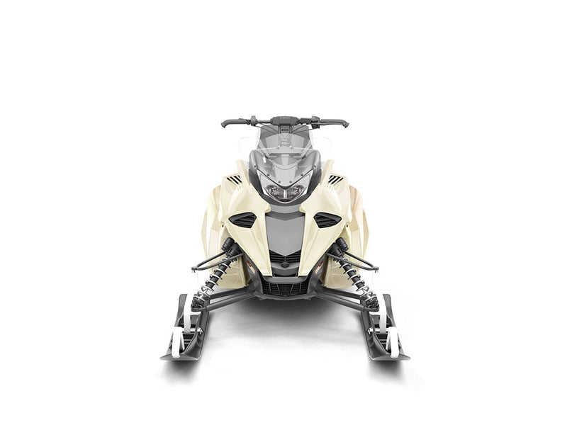 Rwraps Matte Chrome Champagne DIY Snowmobile Wraps