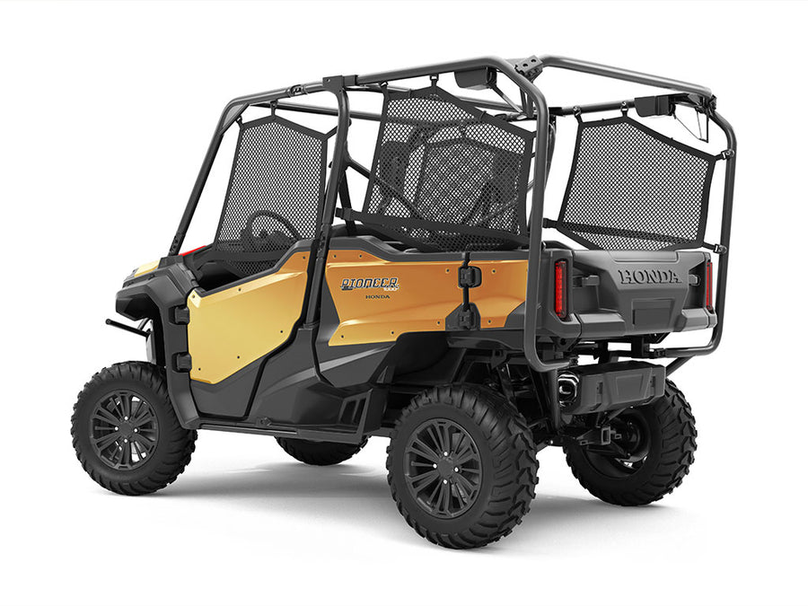 Rwraps Matte Chrome Gold UTV Vinyl Wraps