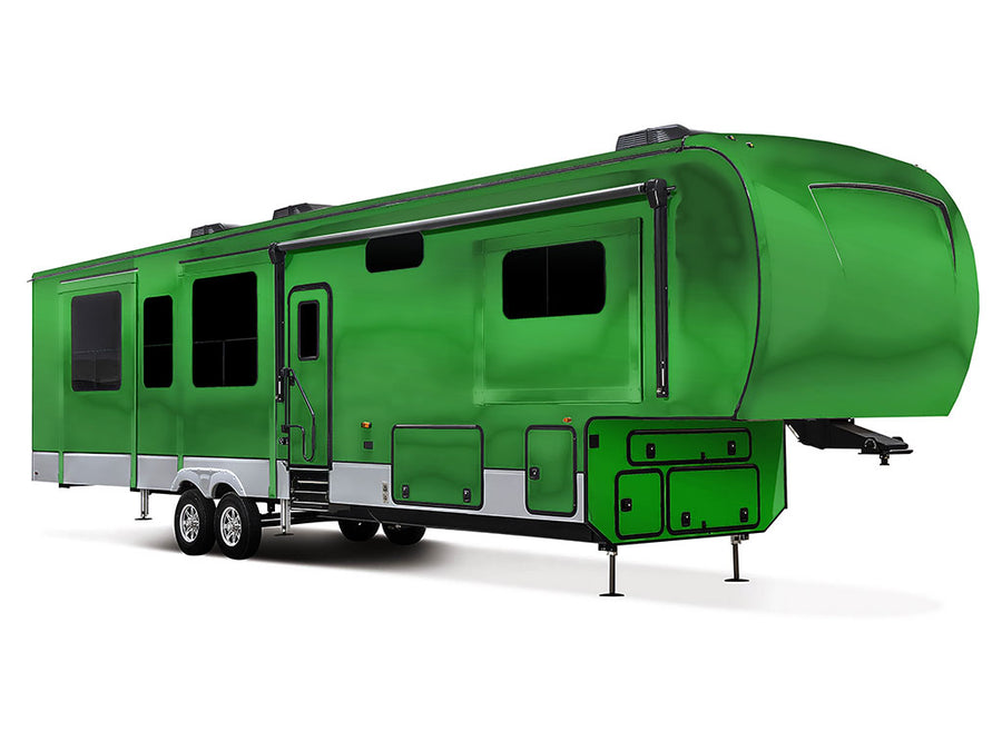 Rwraps Matte Chrome Green RV Vinyl Wraps