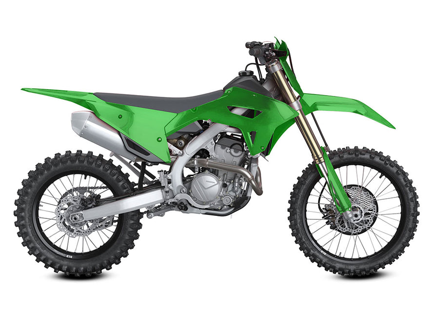 Rwraps Matte Chrome Green Do-It-Yourself Dirt Bike Wraps