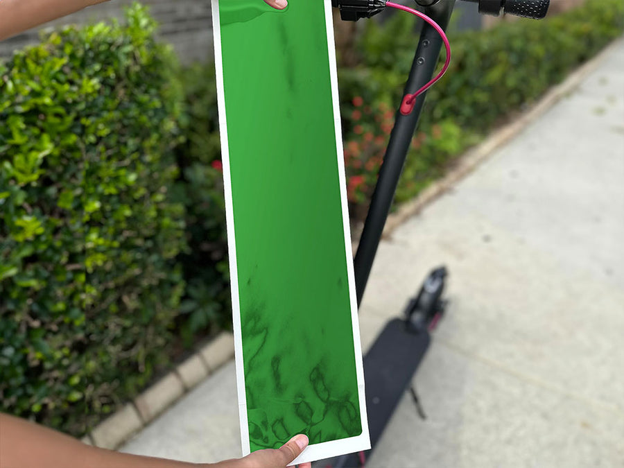 Rwraps Matte Chrome Green DIY Electric Scooter Wraps