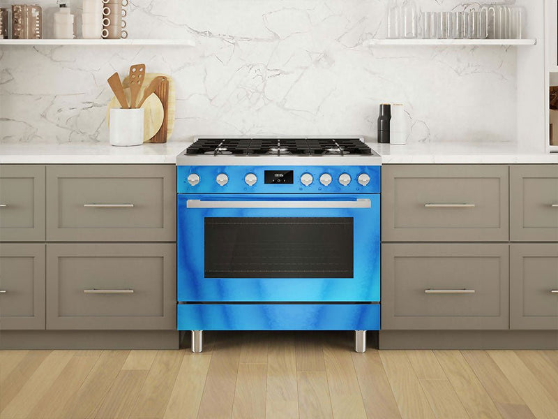Rwraps™ Matte Chrome Light Blue Oven Wraps