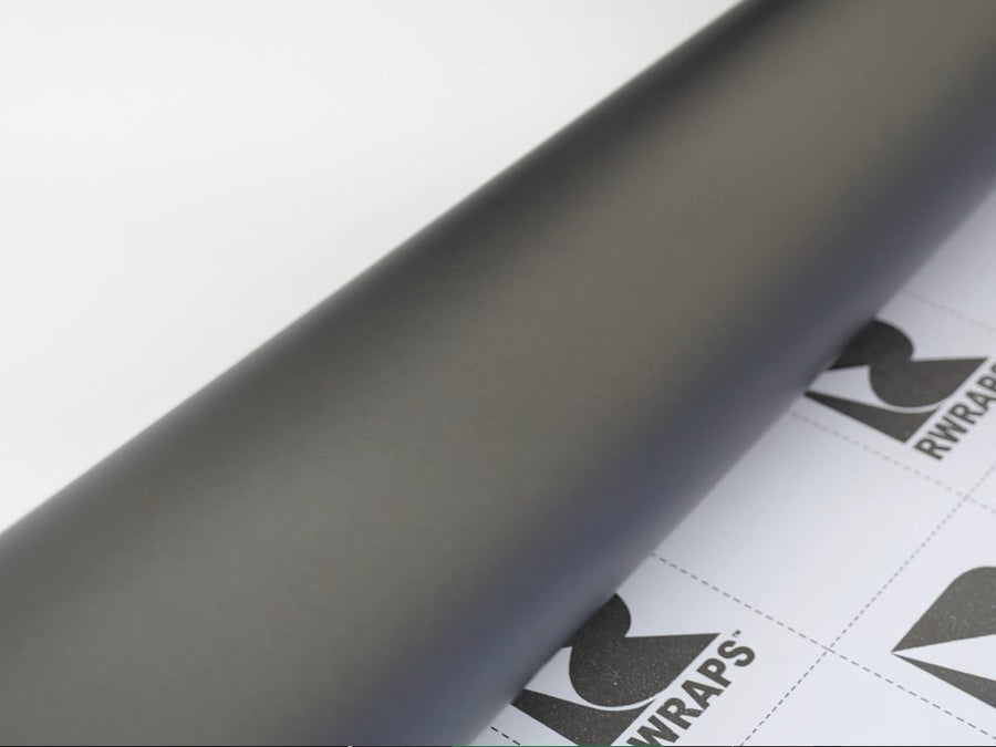 Rwraps Matte Chrome Metallic Dark Gray Fog Vinyl