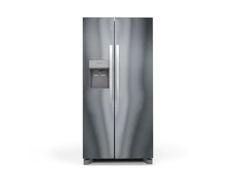 Rwraps™ Matte Chrome Dark Gray Fog (Metallic) Refrigerator Wraps