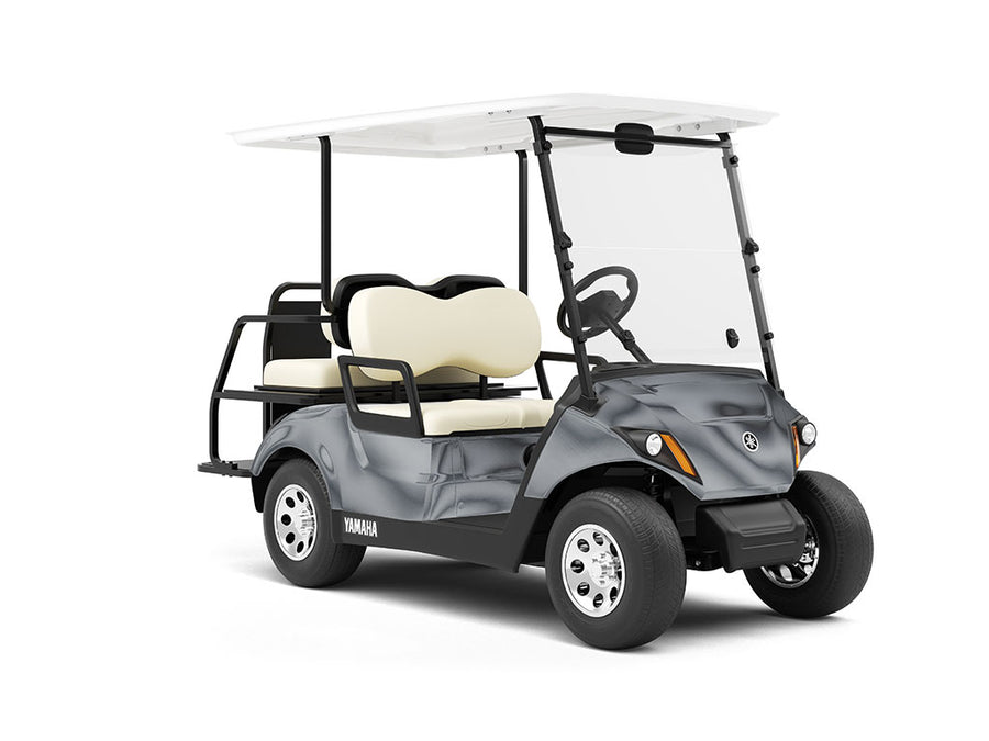 Rwraps™ Matte Chrome Dark Gray Fog (Metallic) Vinyl Golf Cart Wrap