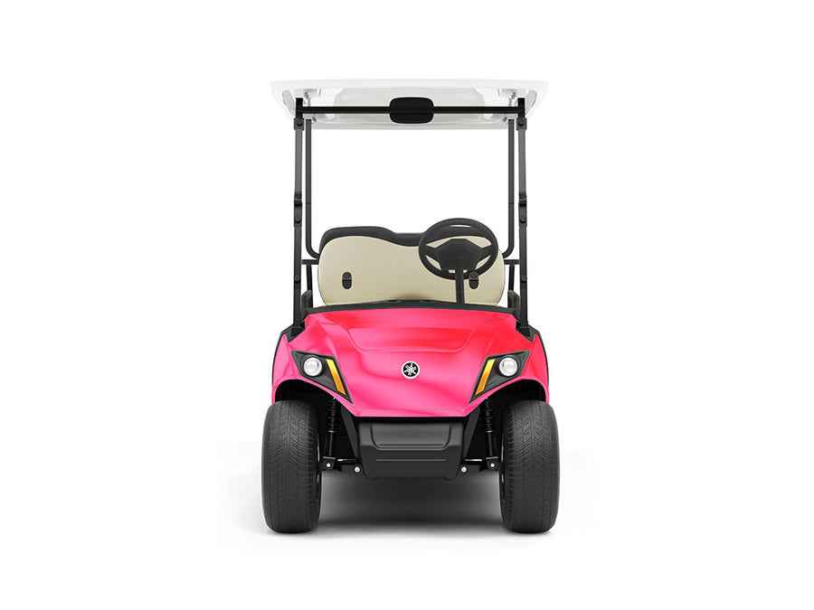 Rwraps Matte Chrome Pink Rose DIY Golf Cart Wraps