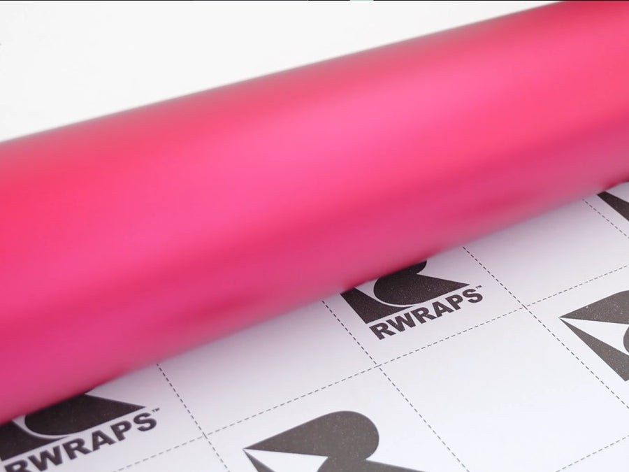 Rwraps Matte Chrome Pink Rose Vinyl