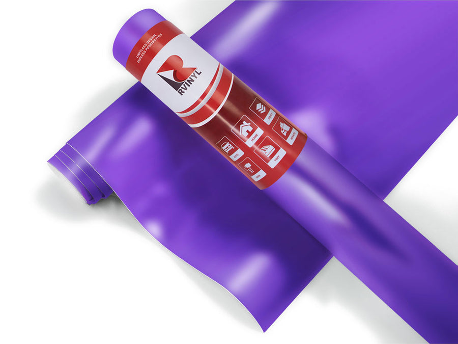 Rwraps Matte Chrome Purple Bicycle Wrap Color Film