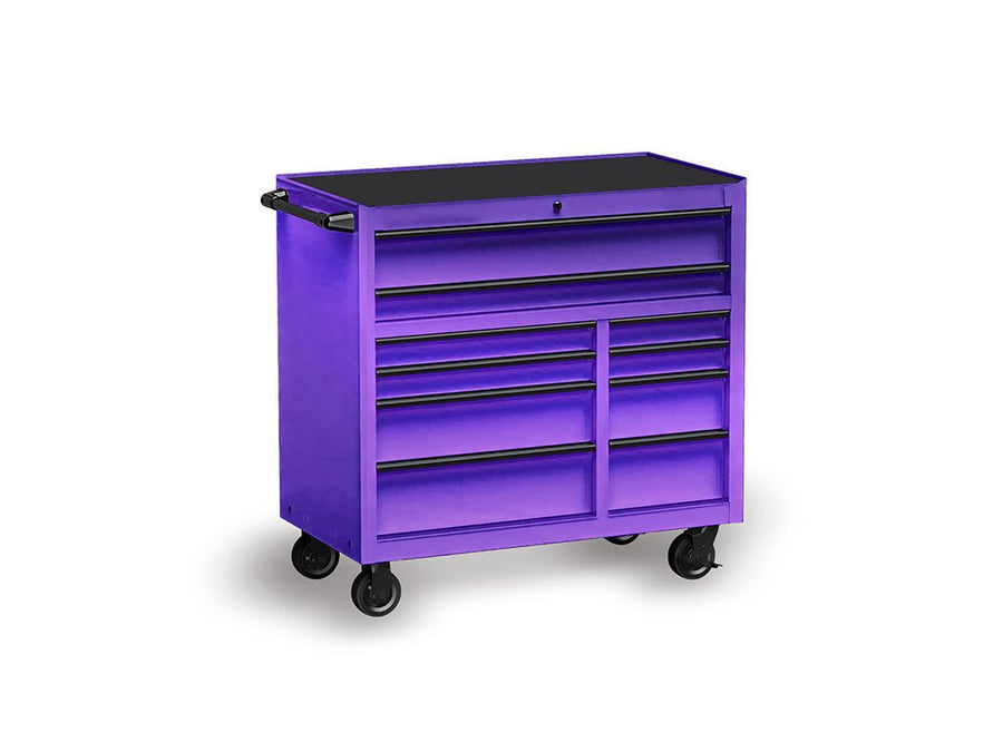 Rwraps™ Matte Chrome Purple Tool Cabinet Wraps