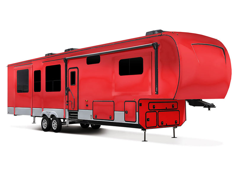 Rwraps Matte Chrome Red Truck Camper Vinyl Wraps