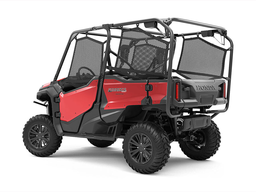 Rwraps Matte Chrome Red UTV Vinyl Wraps
