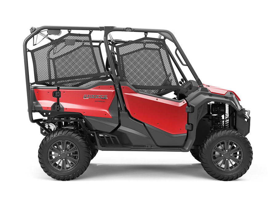 Rwraps Matte Chrome Red Do-It-Yourself UTV Wraps