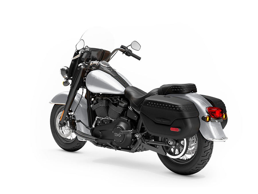 Rwraps Matte Chrome Silver Motorcycle Vinyl Wraps