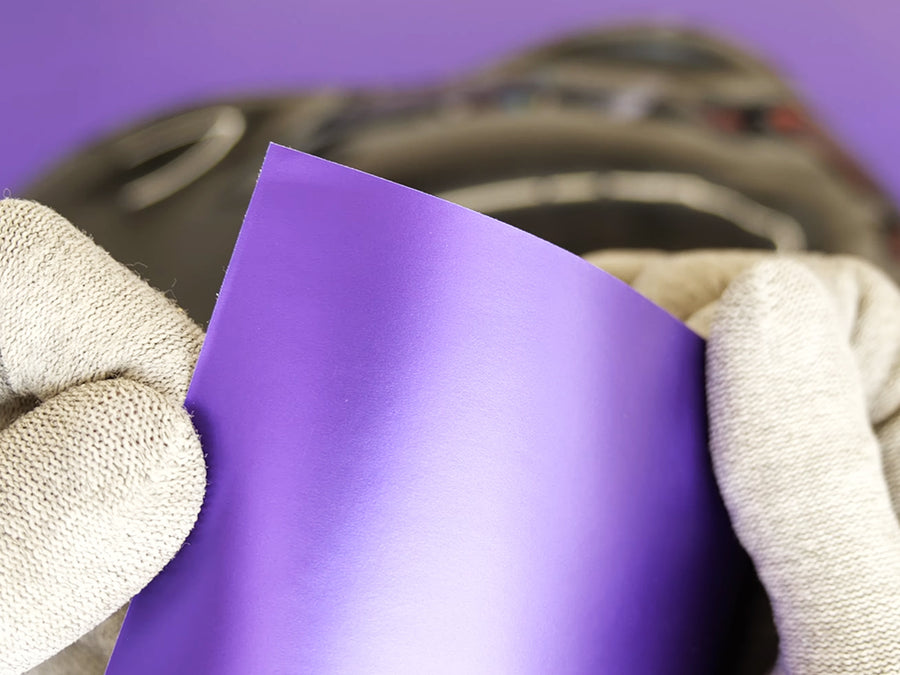 Rwraps Matte Purple Chrome Film~Rwraps Matte Purple Chrome Film Vinyl Sheet~1