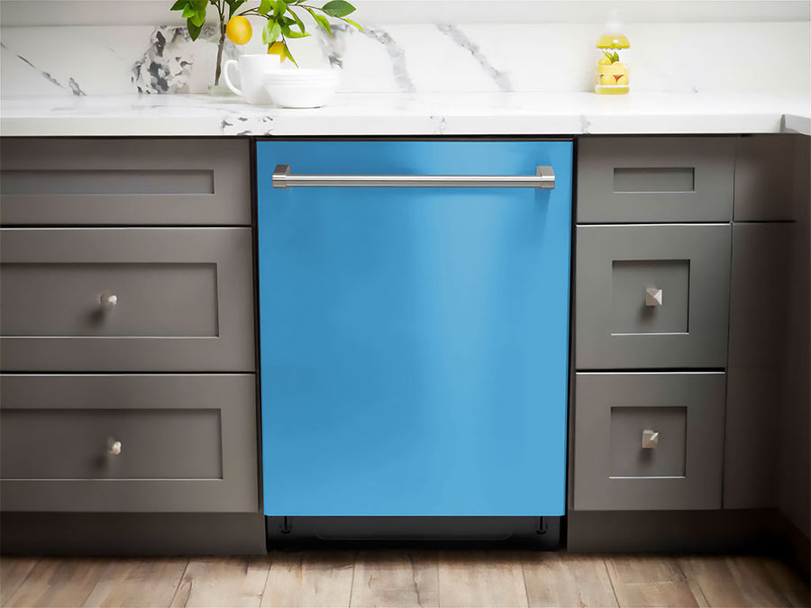 Rwraps™ Matte Sky Blue Dishwasher Wraps