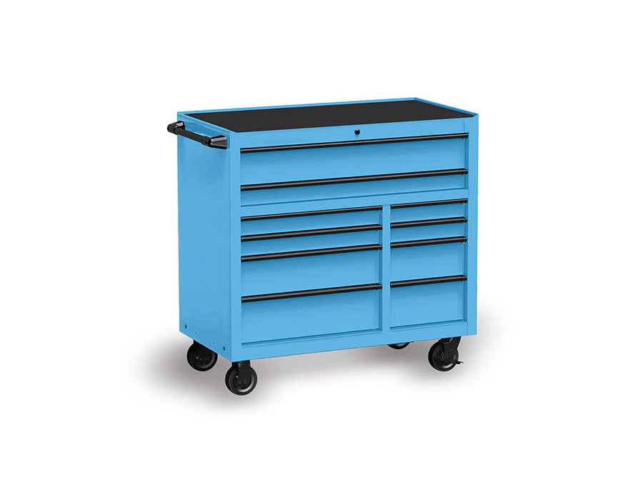 Rwraps™ Matte Sky Blue Tool Cabinet Wraps