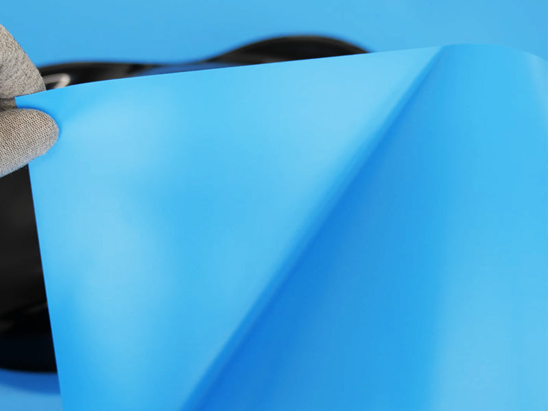 Rwraps Matte Sky-blue Film~Rwraps Matte Sky-blue Vinyl Liner~1