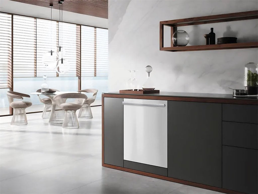 Rwraps™ Matte White Wrapped Dishwasher Example