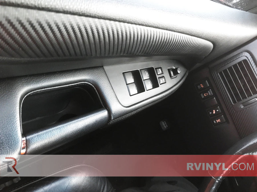 Rwraps™ 3D Black Carbon Fiber Nissan Armada Dash Wraps