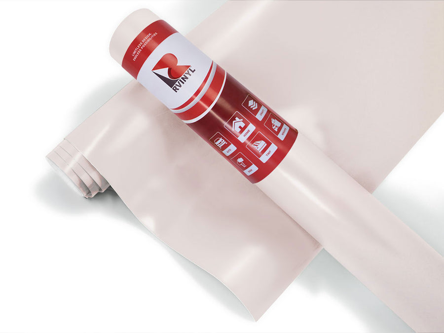 Rwraps Pearlescent Satin White Boat Wrap Color Film