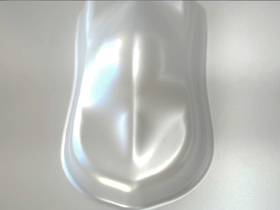 Rwraps Pearlescent Satin White Film Vinyl Film~Rwraps Speed Shape Model of Pearlescent Satin White Vinyl~1