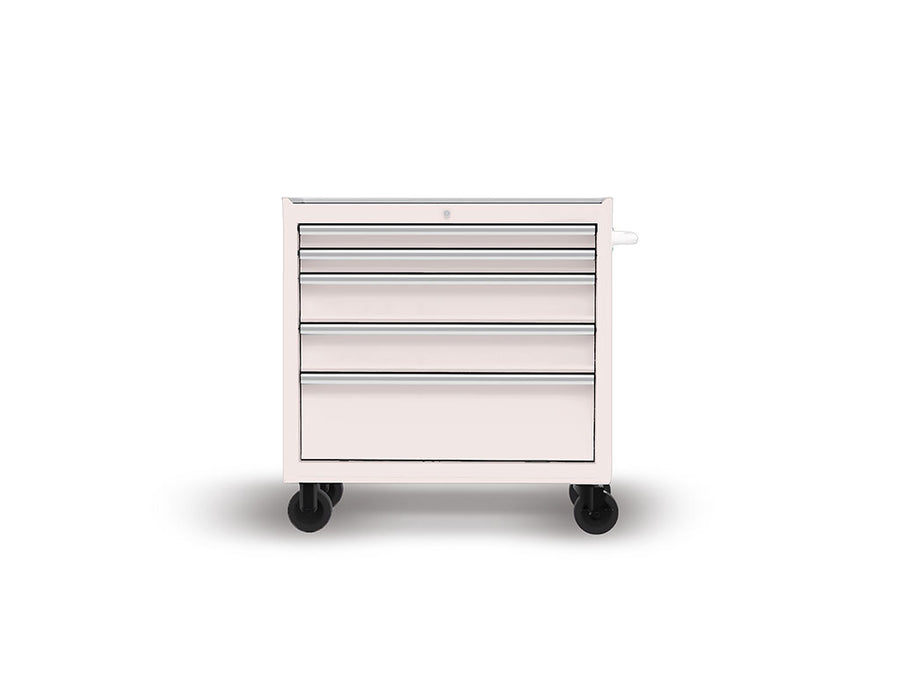 Rwraps Pearlescent Satin White DIY Tool Cabinet Wraps