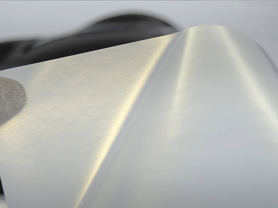 Rwraps Pearlescent Satin Gold Film~Rwraps Liner Peel of Pearlescent Satin Gold Vinyl Wrapping Film ~0