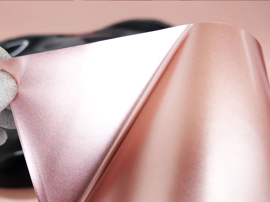 Rwraps Satin Metallic Rose Gold Film~Rwraps Satin Metallic Rose Gold Vinyl Liner~1