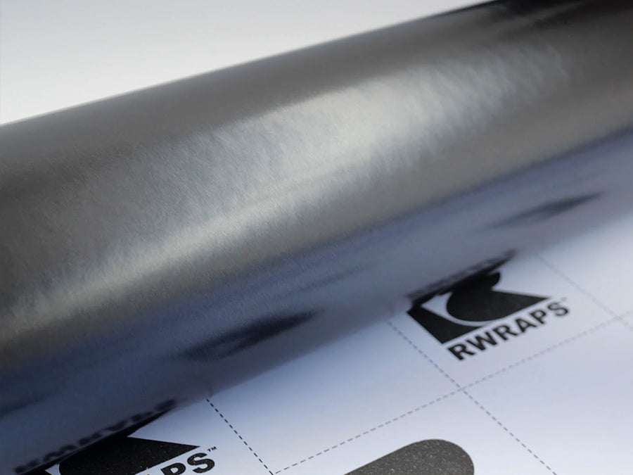 Satin Metallic Deep Gray Film~Satin Metallic Deep Gray Vinyl Roll~1