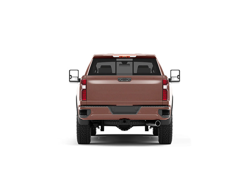 Rwraps Satin Metallic Flame Red Truck Vinyl Wraps