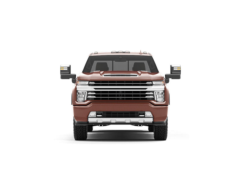Rwraps Satin Metallic Flame Red DIY Truck Wraps