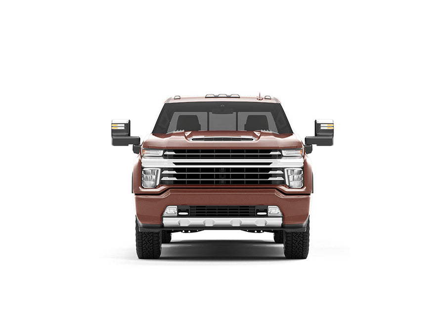 Rwraps Satin Metallic Flame Red DIY Truck Wraps