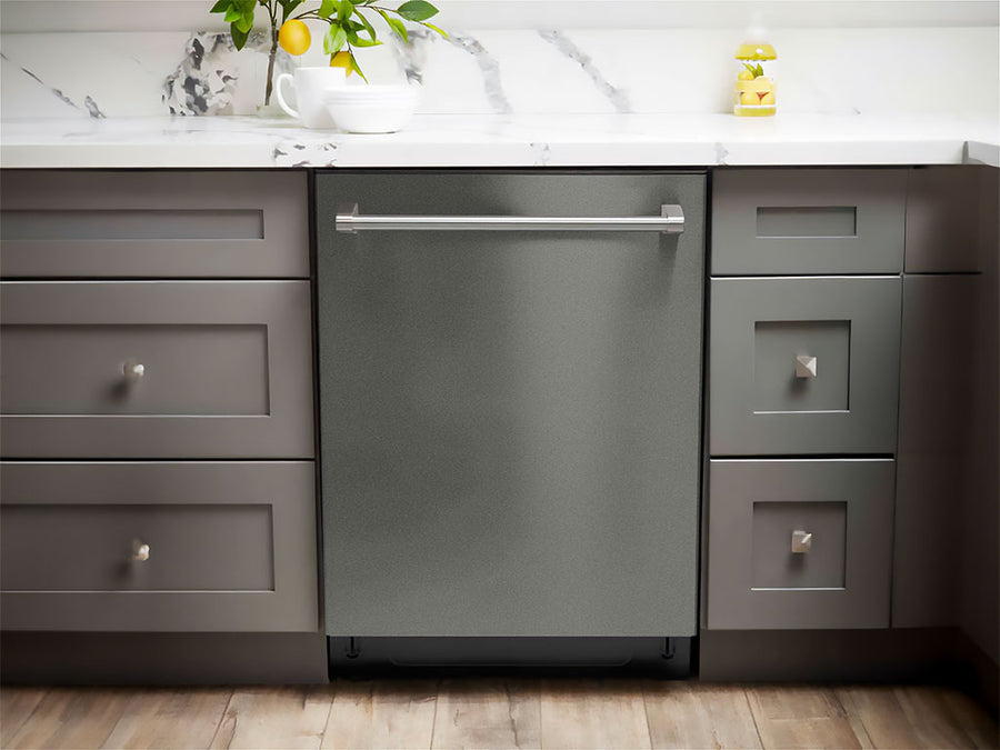 Rwraps™ Satin Metallic Gunsmoke Gray Dishwasher Wraps