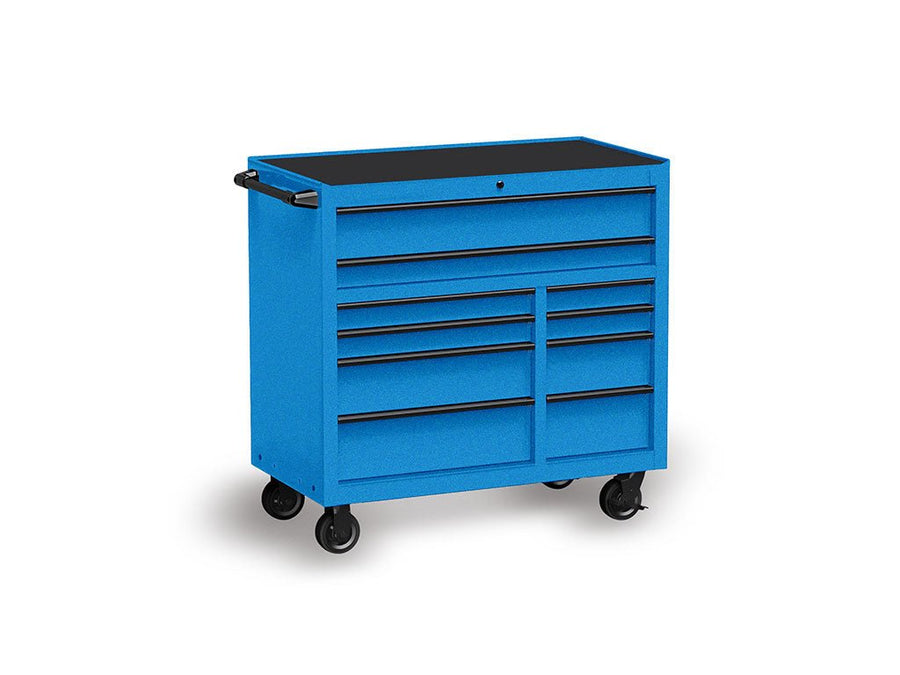 Rwraps™ Satin Metallic Ocean Blue Tool Cabinet Wraps