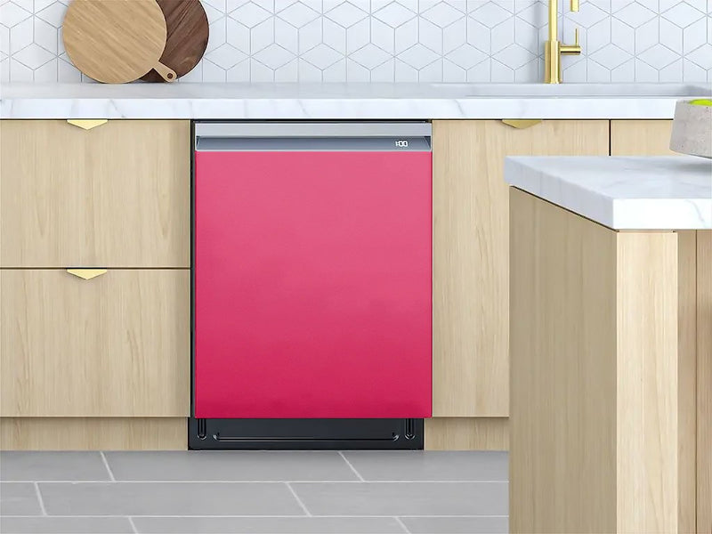 Rwraps™ Satin Metallic Pink Custom Dishwasher Cover