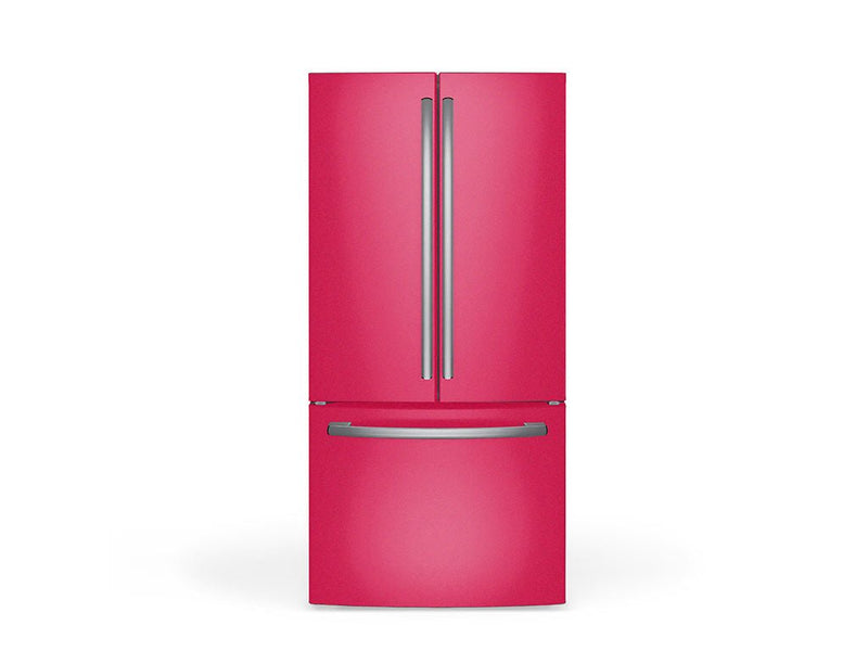Rwraps Satin Metallic Pink DIY Built-In Refrigerator Wraps