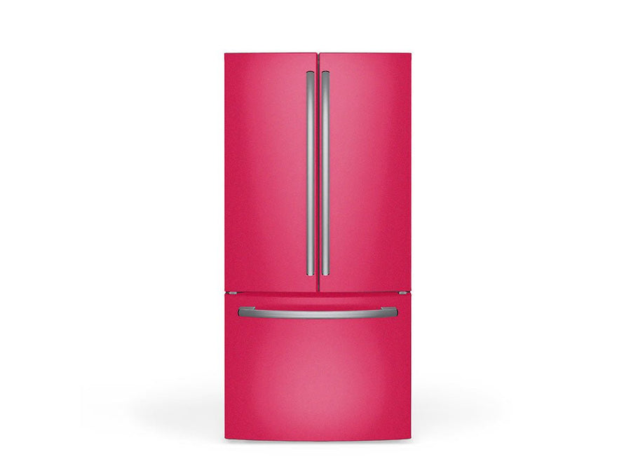 Rwraps Satin Metallic Pink DIY Built-In Refrigerator Wraps