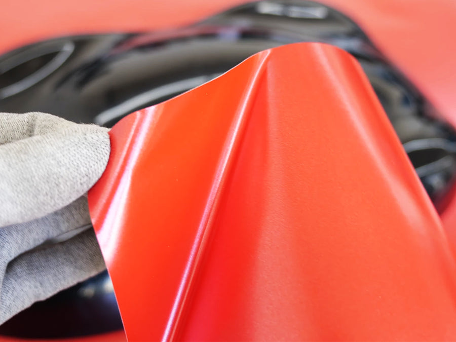 Rwraps Satin Metallic Red Vinyl Film~Rwraps Satin Metallic Red Vinyl Sheet~1